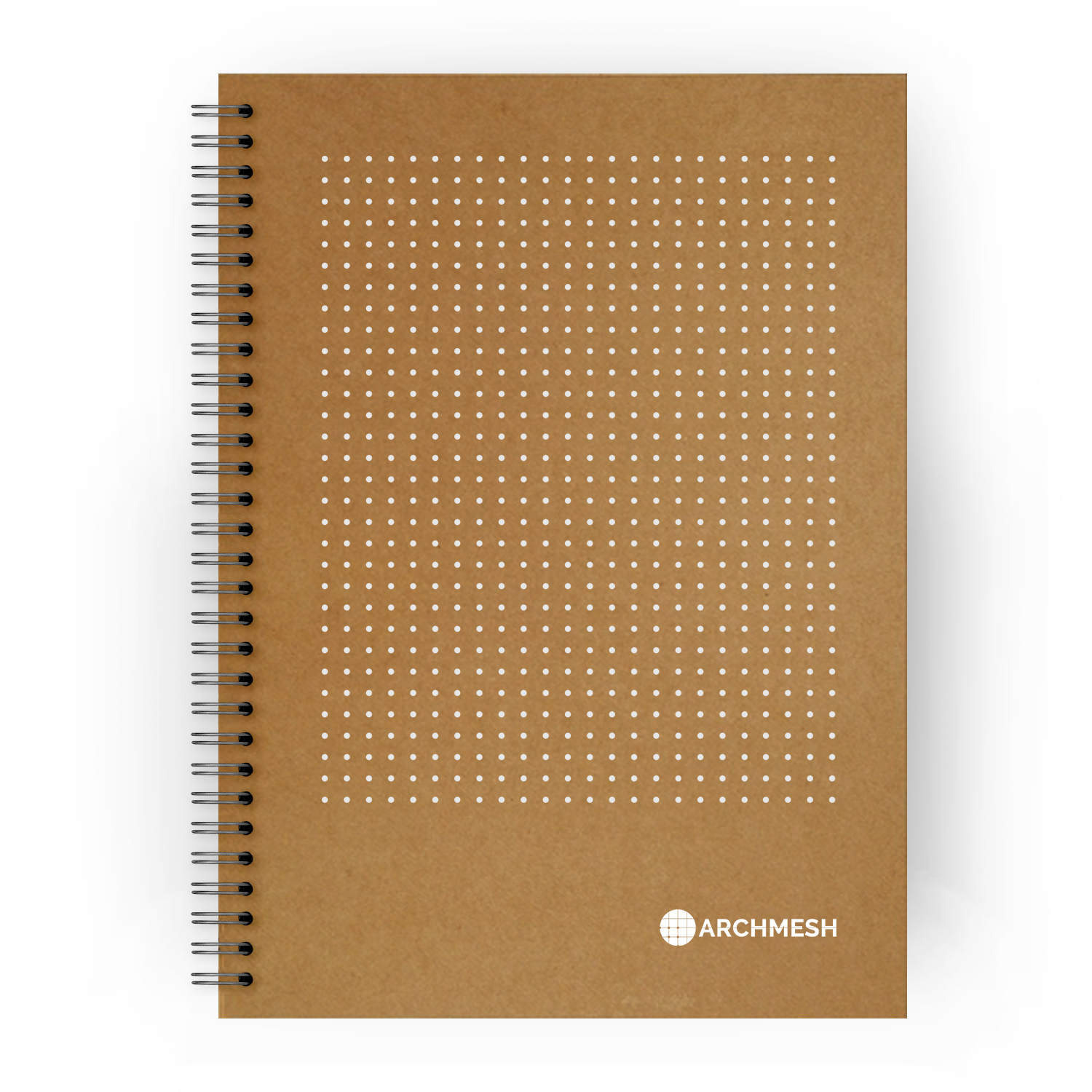 Big A4 Size Spiral Notebook For Bullet Journal Dotted Paper Black Big